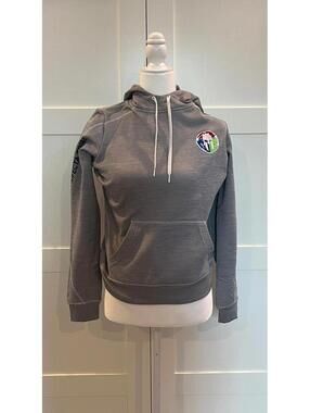 New Women's Gray Official Spartan Trifecta Craft Hooded Sweatshirt Size Medium